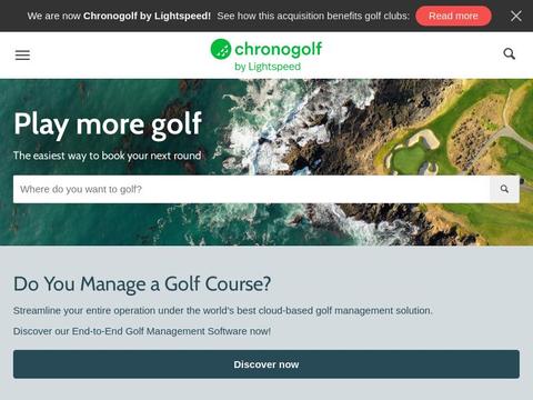 Chronogolf.Ca Coupons and Promo Code
