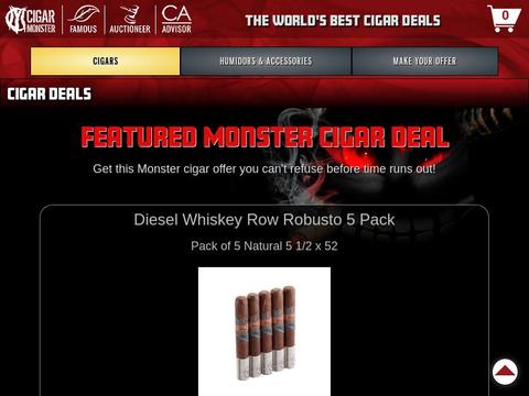 Cigar Monster Coupons and Promo Code
