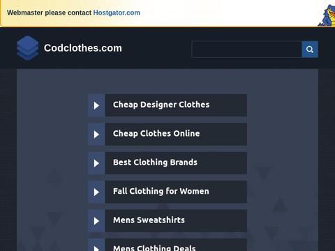 Codclothes.Com Coupons and Promo Code