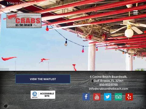 Crabs Pensacola Beach Coupons and Promo Code