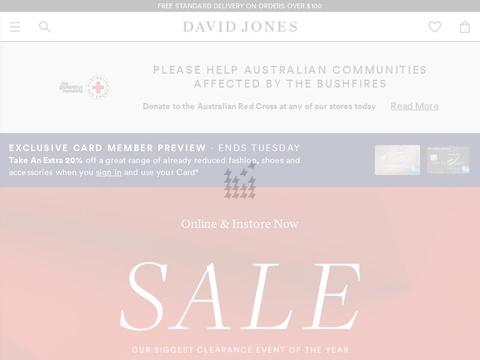 David Jones Coupons and Promo Code