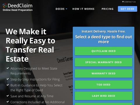 DeedClaim Coupons and Promo Code