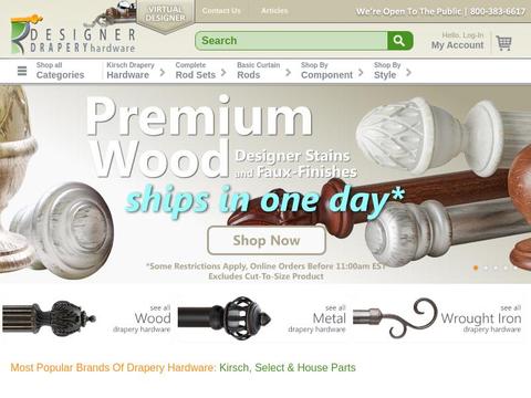 Designerdraperyhardware.Com Coupons and Promo Code