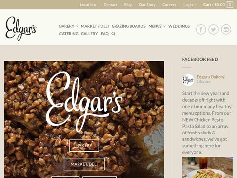 Edgar's Bakery Coupons and Promo Code