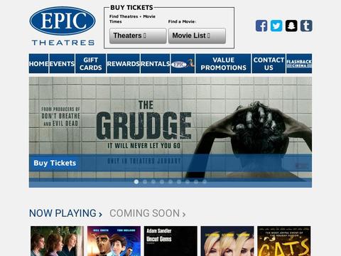 Epic Theatres Coupons and Promo Code