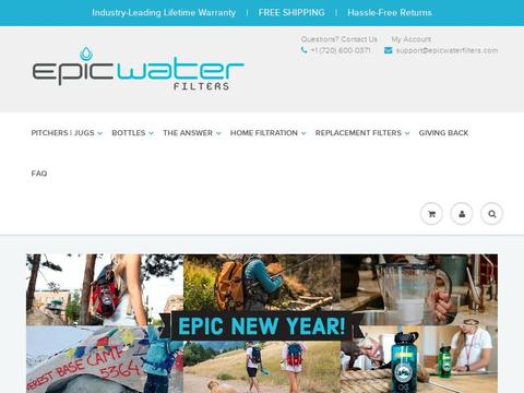Epic Water Filters USA Coupons and Promo Code