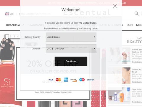 Escentual Coupons and Promo Code