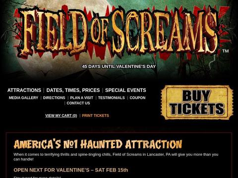 Field Of Screams Coupons and Promo Code