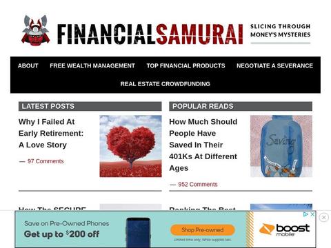 Financialsamurai.Com Coupons and Promo Code