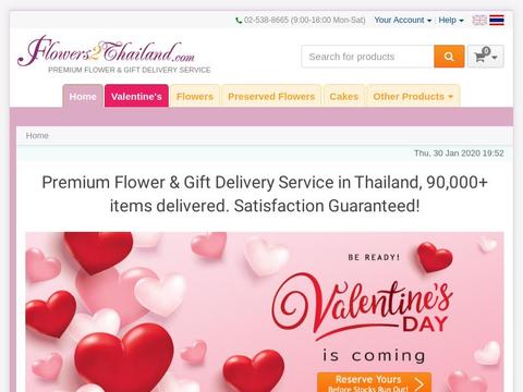 Flowers2Thailand Coupons and Promo Code