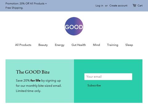 GOOD Nutrition Products Coupons and Promo Code