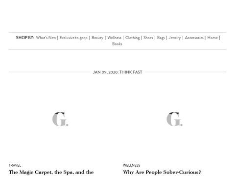 Goop Coupons and Promo Code