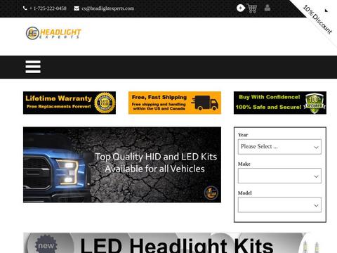Headlight Experts Coupons and Promo Code