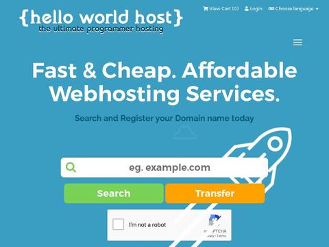 Hello World Host Coupons and Promo Code