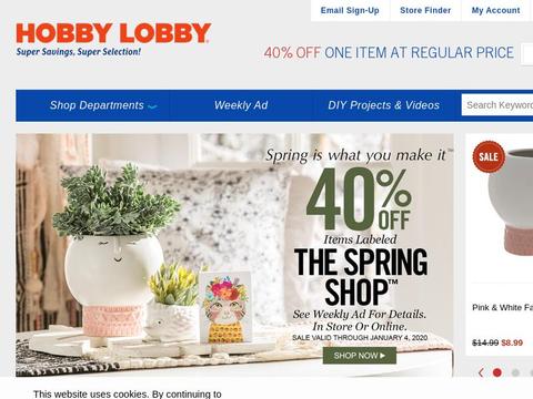 Hobby-Lobby.Com Coupons and Promo Code