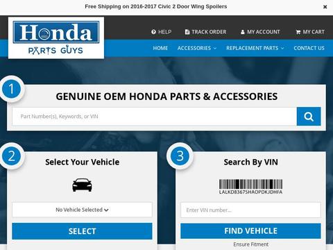 Honda Parts Guys Coupons and Promo Code