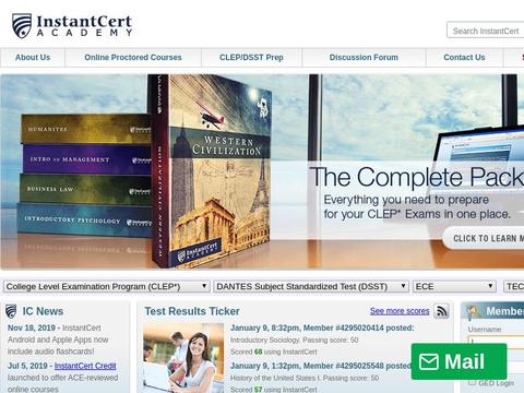 Instantcert.Com Coupons and Promo Code