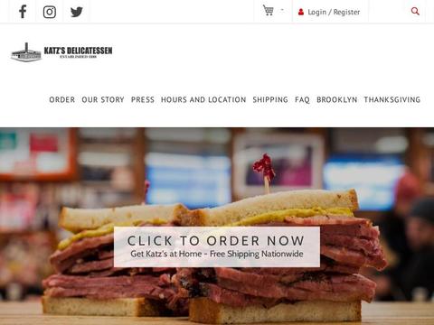 Katz's Delicatessen Coupons and Promo Code