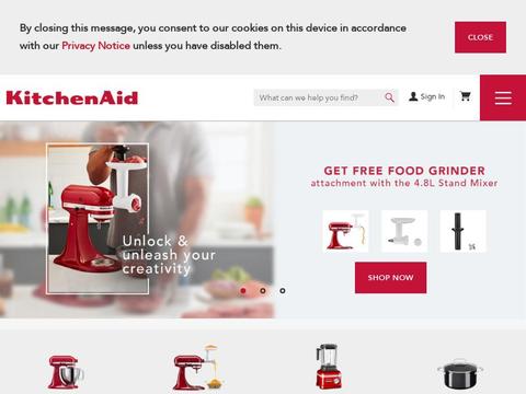 Kitchenaid.In Coupons and Promo Code
