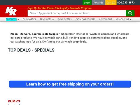 Kleen-Rite Corp Coupons and Promo Code