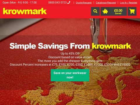 Krowmark Coupons and Promo Code