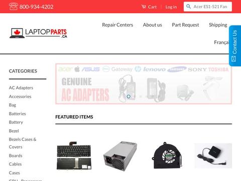 Laptopparts.Ca Coupons and Promo Code