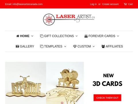 Laser Artist - Canada Coupons and Promo Code