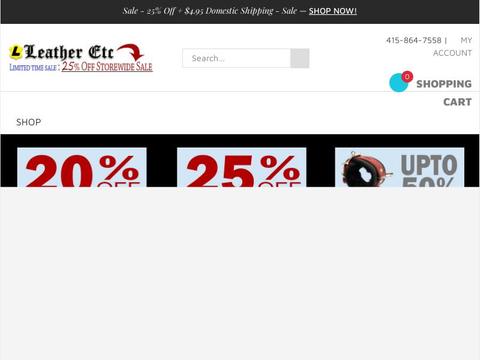 Leatheretc.Com Coupons and Promo Code