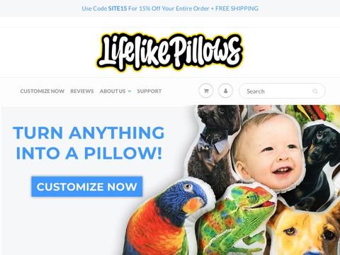 Lifelikepillows.Com Coupons and Promo Code