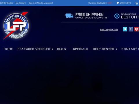 Lightningforceperformance.Com Coupons and Promo Code