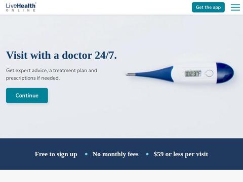 LiveHealth Online Coupons and Promo Code