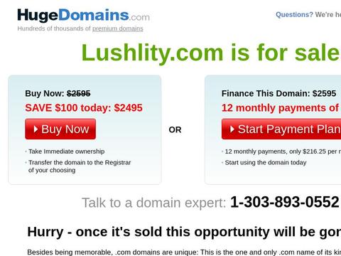 Lushlity.Com Coupons and Promo Code