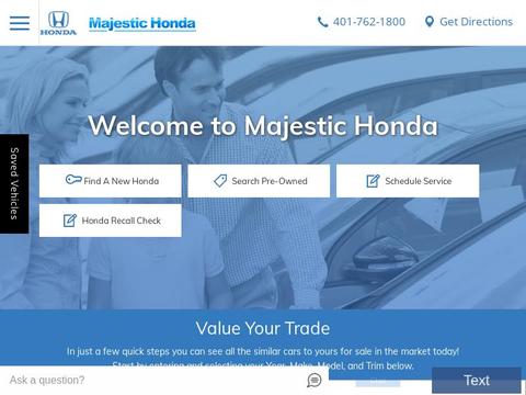 Majestic Honda Coupons and Promo Code