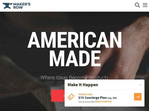 Makersrow.Com Coupons and Promo Code