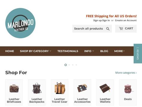 Marlondoleather.com Coupons and Promo Code