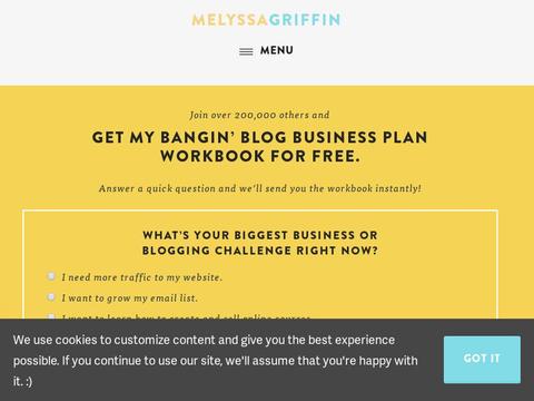 Melyssagriffin.com Coupons and Promo Code