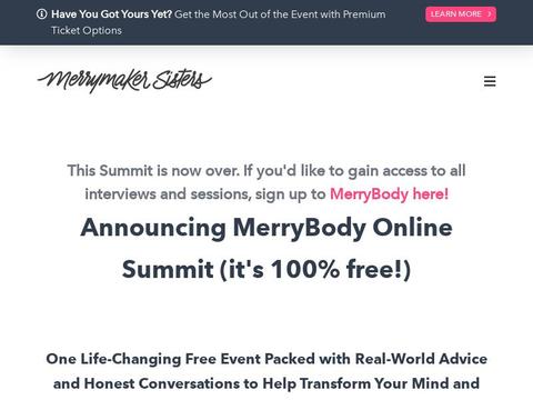 MerryBody Online Summit Coupons and Promo Code
