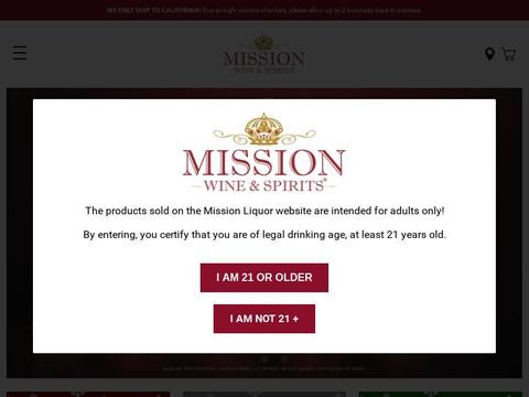 Mission Liquor Coupons and Promo Code