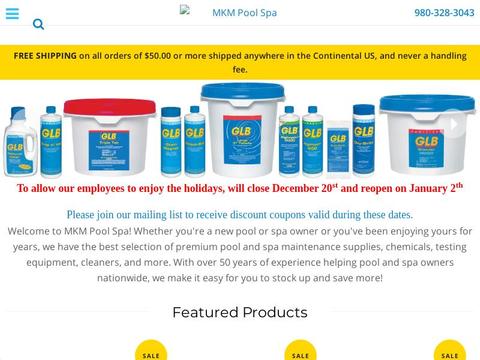 MKM Pool Spa Coupons and Promo Code