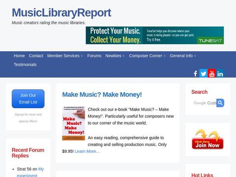 Musiclibraryreport Coupons and Promo Code