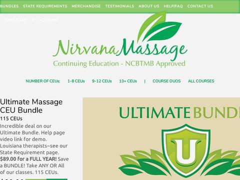 Nirvana Massage CE National Coupons and Promo Code