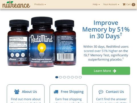 Nutreance.Com Coupons and Promo Code