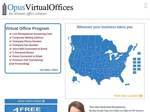 Opus Virtual Offices Coupons and Promo Code