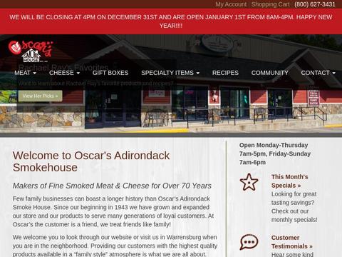 Oscar's Adirondack Smokehouse Coupons and Promo Code
