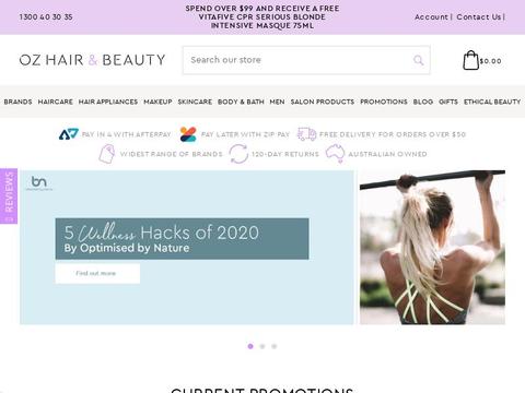 OZ Hair & Beauty Coupons and Promo Code