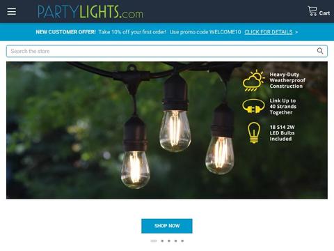 Partylights.Com Coupons and Promo Code