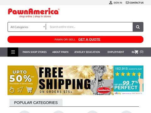 Pawn America Coupons and Promo Code