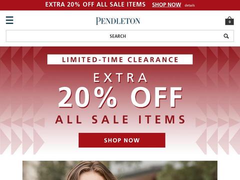 Pendleton Coupons and Promo Code