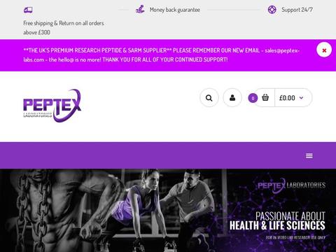 Peptex Laboratories Coupons and Promo Code