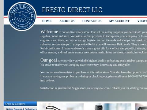 Presto Direct Coupons and Promo Code